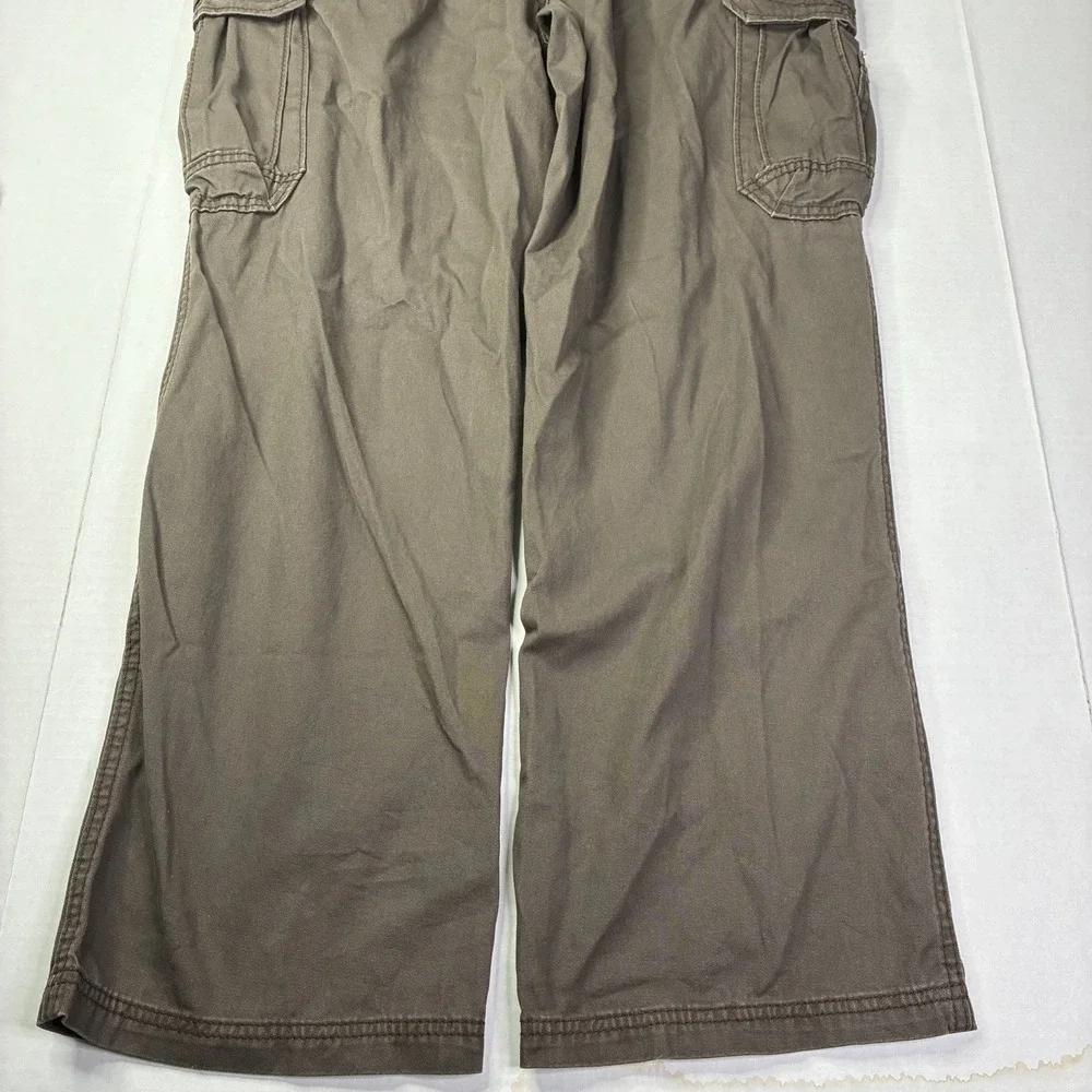 Unionbay Survivor Cargo Pants Men's Size 40x30 Saddle Belt Cotton Straight Leg